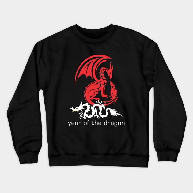 year of the dragon Crewneck Sweatshirt by Qasim